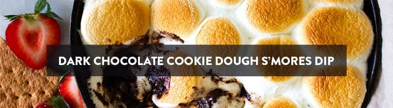 Dark Chocolate Cookie Dough Dip