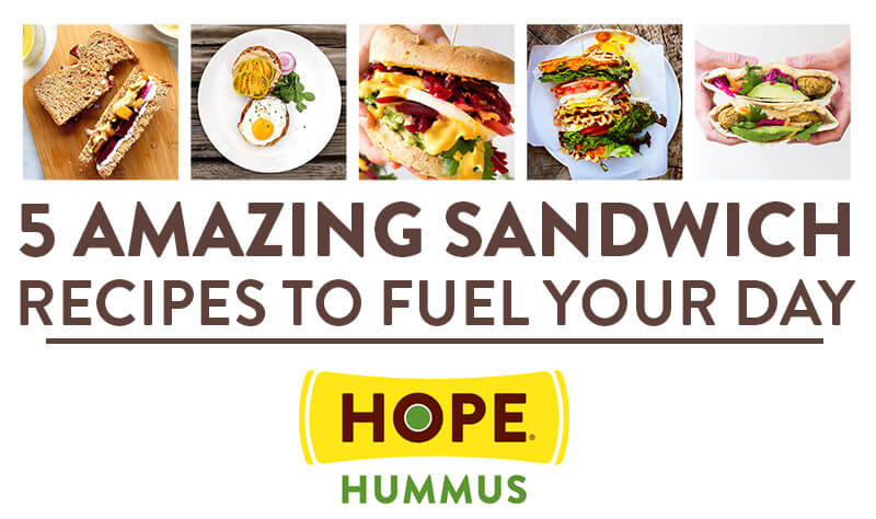 5 Recipes - Sandwich with Hummus