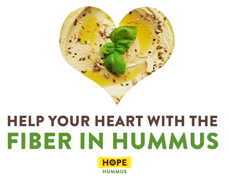Protect your heart with the fiber in hummus