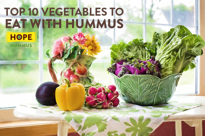 Top 10 Vegetables to Eat with Hummus