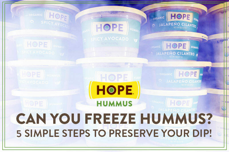Can you freeze hummus dip? Preserve yours in 6 easy steps.