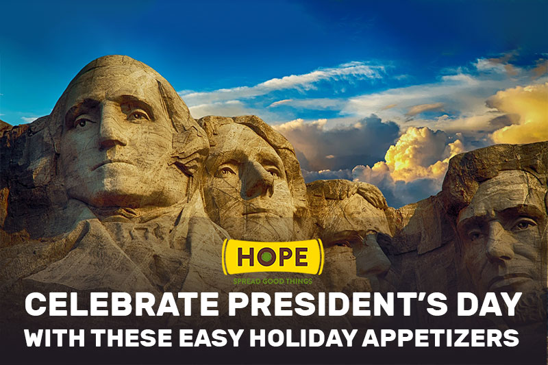 Easy holiday appetizers for President's Day