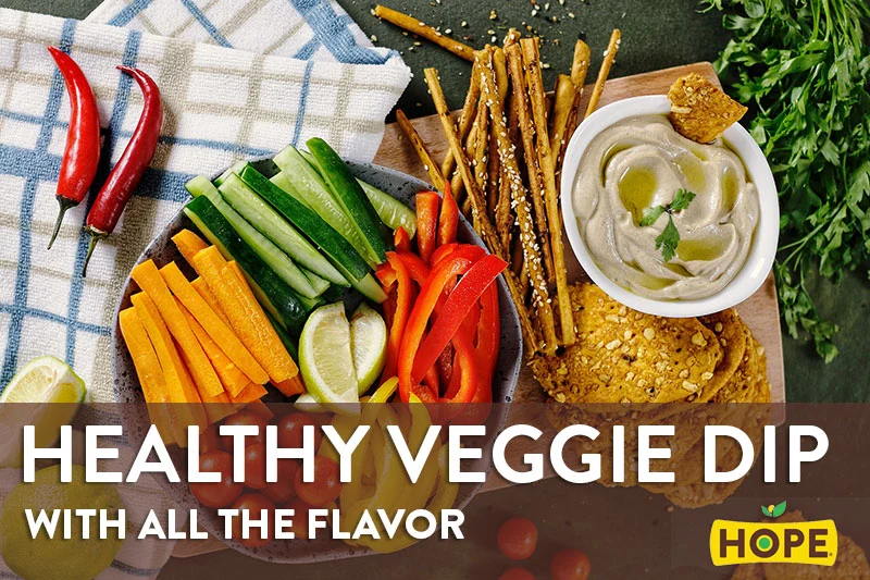 Healthy Veggie Dip with All the Flavor