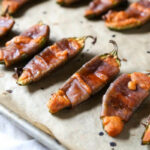 Vegan Bacon Wrapped Jalapeno Poppers