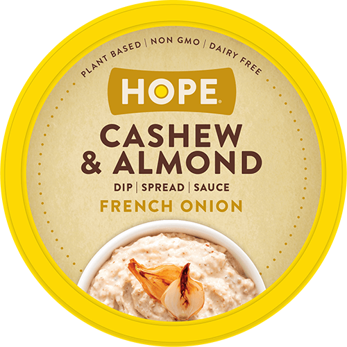 French Onion Cashew and Almond Dip Lid