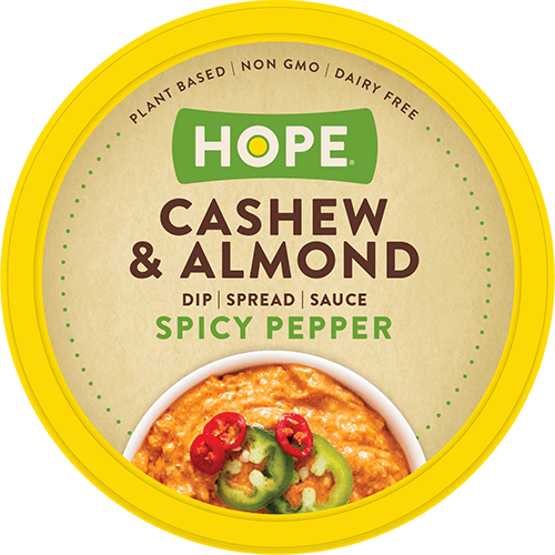 Spicy Pepper Cashew and Almond Dip - Lid Image
