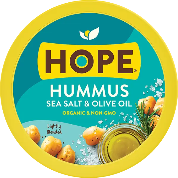 Sea Salt & Olive OIl Hummus Lid