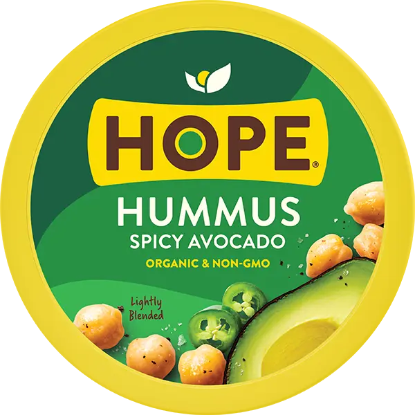 Spicy Avocado Hummus from HOPE Foods