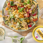 Sea Salt & Olive Oil Pasta Salad - vegetarian snacks for party