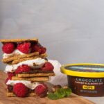 Christmas Party Food Ideas Buffet: Chocolate Dip & Raspberry S'Mores