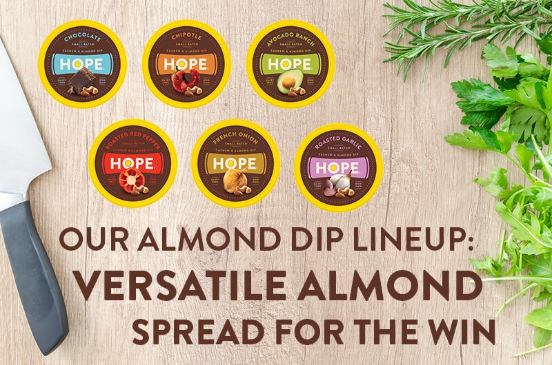 Our Almond Dip Lineup: Versatile Almond Spread for the Win