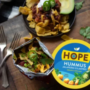 Frito Pies with Cast Iron/ or Instant Pot Jalapeno Cilantro Hummus Chil