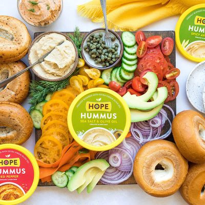 How to make a bagel board - nut dips, hummus - gluten and dairy free